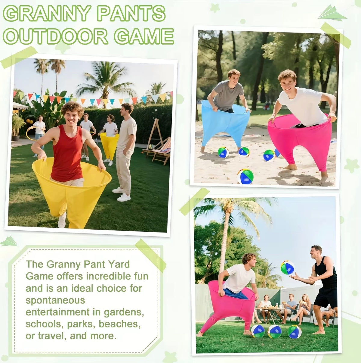 JollyWoo - Giant Granny Pants Toss Game